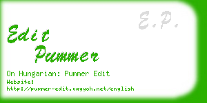 edit pummer business card